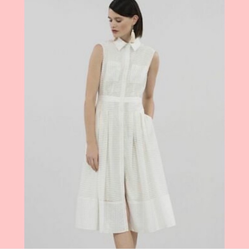 Rachel Roy Sleeveless Striped Midi Dress - Size 6